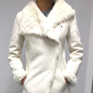 Armani Echange Faux Fur Coat